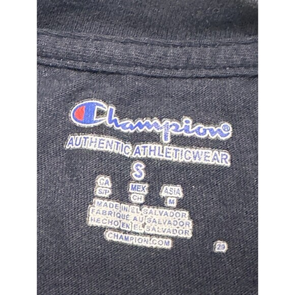 Xavier University Golf Champion Shirt Size Small Navy Cotton NCAA Musketeers - Picture 3 of 7